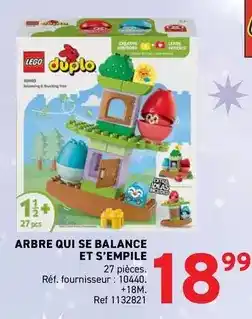 Trafic Lego - arbre qui se balance et s'empile offre