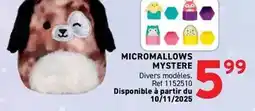 Trafic Micromallows mystere offre