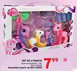 Trafic Set de 4 poneys offre