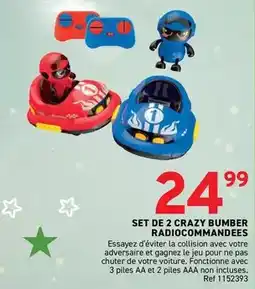 Trafic Set de 2 crazy bumber radiocommandées offre