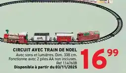 Trafic Dim - circuit avec train de noel offre