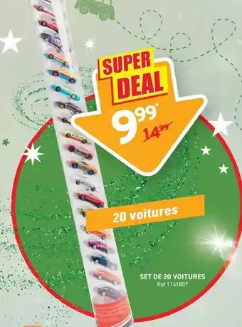 Trafic Set de 20 voitures offre