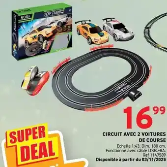 Trafic Soba - circuit avec 2 voitures de course offre