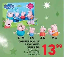 Trafic Dim - coffret famille 5 figurines peppa pig offre