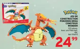 Trafic Mega - jeu de construction pokemon construx wonder offre