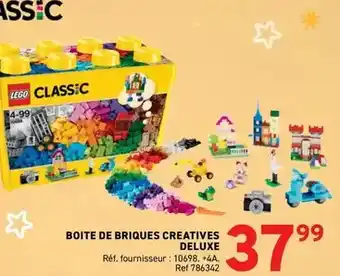 Trafic Lego - boite de briques creatives deluxe offre