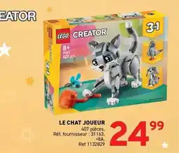 Trafic Lego - le chat joueur offre