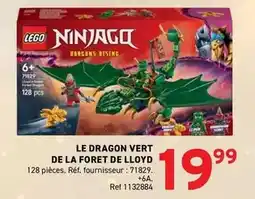 Trafic Lego - le dragon vert de la foret de lloyd offre