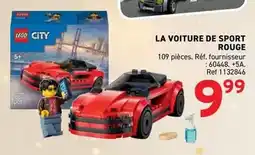 Trafic Lego - la voiture de sport rouge offre