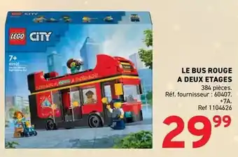 Trafic Lego - le bus rouge a deux etages offre
