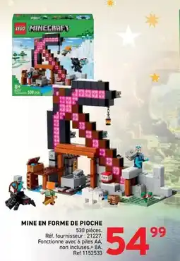 Trafic Lego - mine en forme de pioche offre