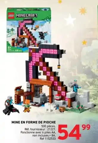 Trafic Lego - mine en forme de pioche offre