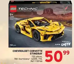 Trafic Lego - chevrolot corvette stingray offre