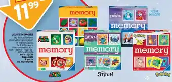 Trafic Frozen - jeu de memory offre