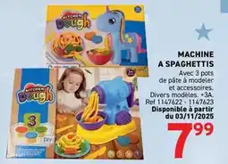 Trafic Machine a spaghettis offre