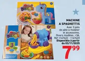 Trafic Machine a spaghettis offre