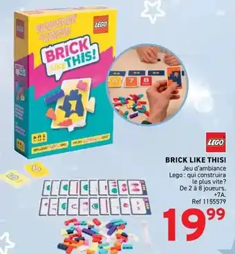 Trafic Lego - brick like thisi offre