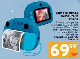 Trafic Stitch - appareil photo instantanee offre