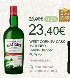 La Vignery Ipa cask matured irlande blended offre