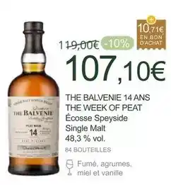 La Vignery The balvenie - 14 ans offre