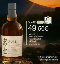La Vignery Kirin fuji single blended offre