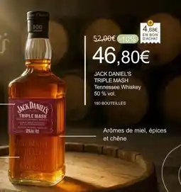 La Vignery Jack daniel's - triple mash offre