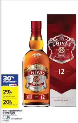Carrefour Drive Chivas regal - blended scotch whisky offre