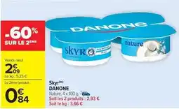 Carrefour Drive Danone - skyr offre