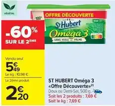 Carrefour Drive St hubert - oméga 3 offre découverte offre