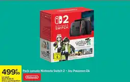 Carrefour Drive Nintendo - pack console + jeu pokemon za offre