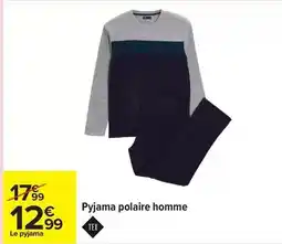 Carrefour Drive Polaire - pyjama homme offre