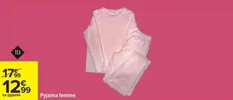 Carrefour Drive Tex - pyjama femme offre