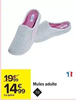 Carrefour Drive Tex - mules adulte offre