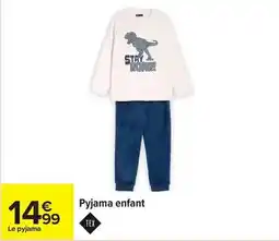 Carrefour Drive Tex - pyjama enfant offre