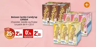 Coccinelle Express Boisson lactée candy'up candia offre