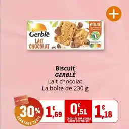 Coccinelle Express Biscuit gerblé offre