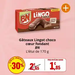 Coccinelle Express Gâteaux lingot choco cœur fondant bn offre
