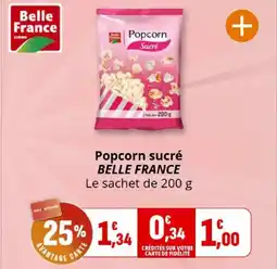 Coccinelle Express Popcorn sucré belle france offre