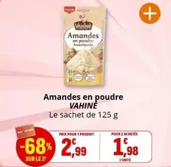 Coccinelle Express Amandes en poudre vahiné offre