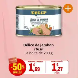 Coccinelle Express Délice de jambon tulip offre