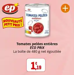 Coccinelle Express Tomates pelées entières eco prix offre