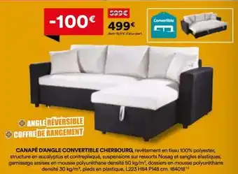 BUT Canapé d'angle convertible cherbourg offre