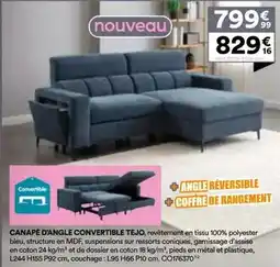 BUT Canapé d'angle convertible tejo offre