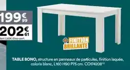 BUT Table bono offre