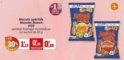 Coccinelle Express Biscuits apéritifs monster munch vico offre