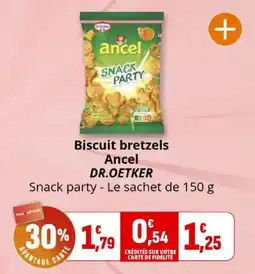 Coccinelle Express Biscuit bretzels ancel dr.oetker offre