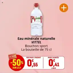Coccinelle Express Eau minérale naturelle vittel bouchon sport offre