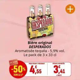 Coccinelle Express Bière original desperados offre