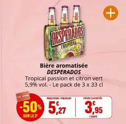 Coccinelle Express Bière aromatisée desperados offre