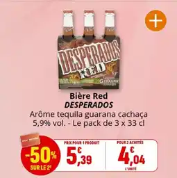 Coccinelle Express Bière red desperados offre